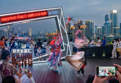 《 川剧亮相》2022.7.2拍于重庆长嘉汇 作者:陈文玉 13608351830